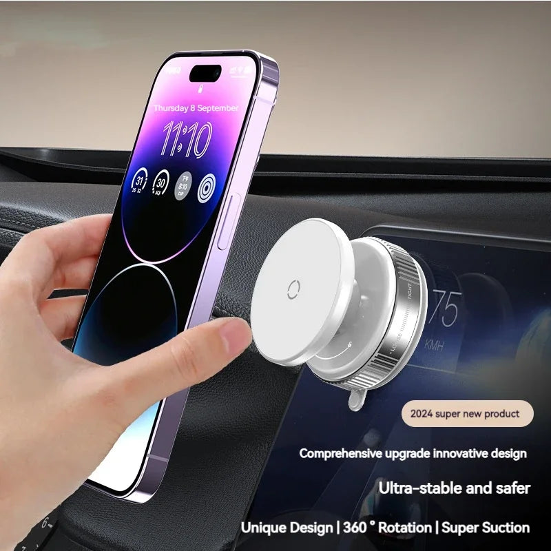 Vacuum Magnetic Phone Mount